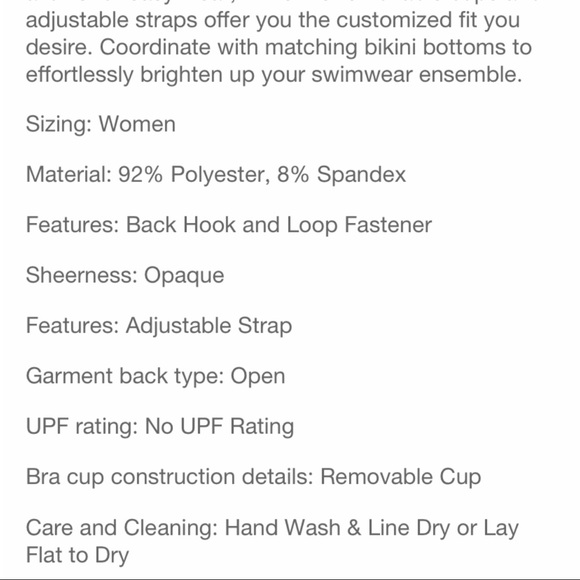 Shade&Shore Women's Ribbed Triangle Bikini Top Cur - Picture 4 of 8